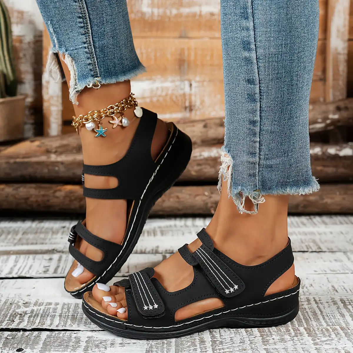 🔥Best Seller-Last Day Sale 60% OFF🔥Women's orthopedic sandals with thick, comfortable, and soft soles